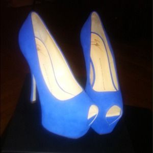 Giuseppe Blue Suede Shoes