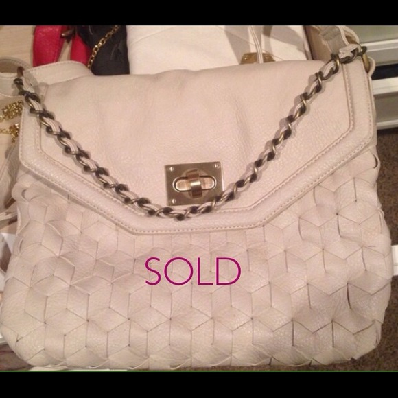 Beautiful white purse