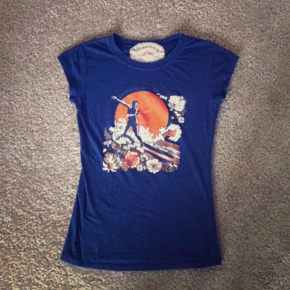 BLUE SURFER SHIRT TEE