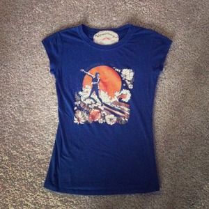 BLUE SURFER SHIRT TEE