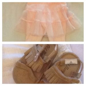 Baby outfit and shoes bundle