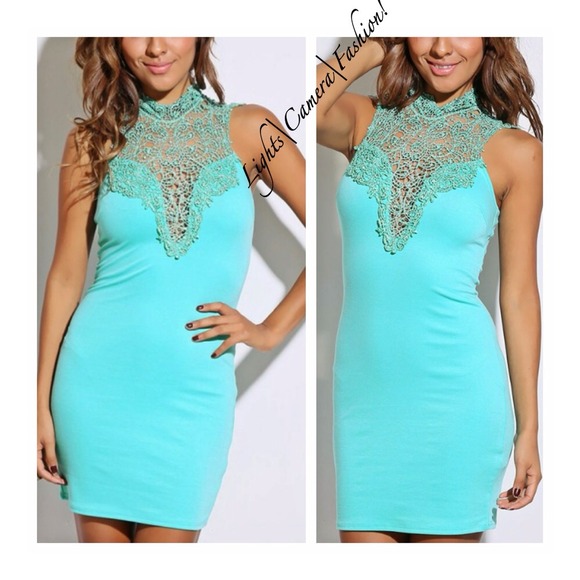 Stunning tiffany blue dress😍