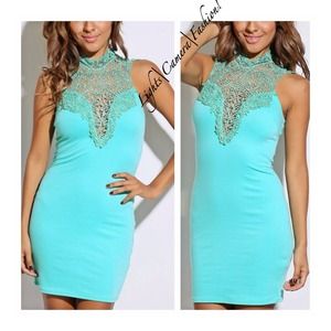 Stunning tiffany blue dress😍