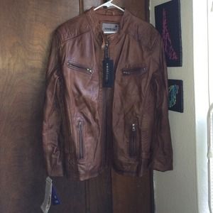 Genuine Italian Leather Lambskin motorcycle jacket