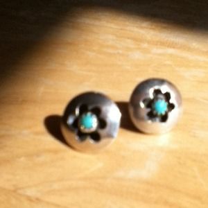 Sterling silver turquoise earrings