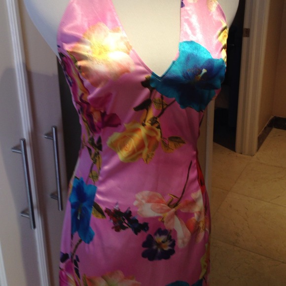 RENE RUIZ SILK DRESS - Picture 2 of 3