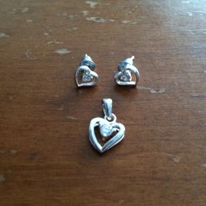 earring and pendant set
