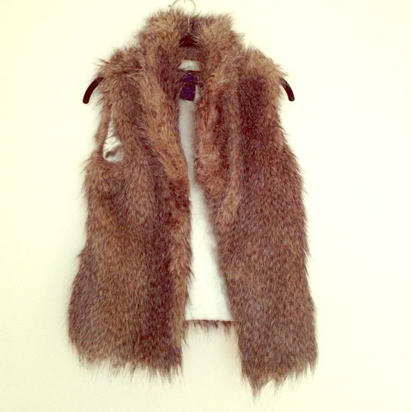 BB Dakota synthetic fur vest