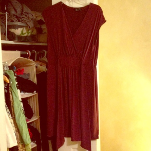 SOLD in bundle Max and Cleo burgundy dress