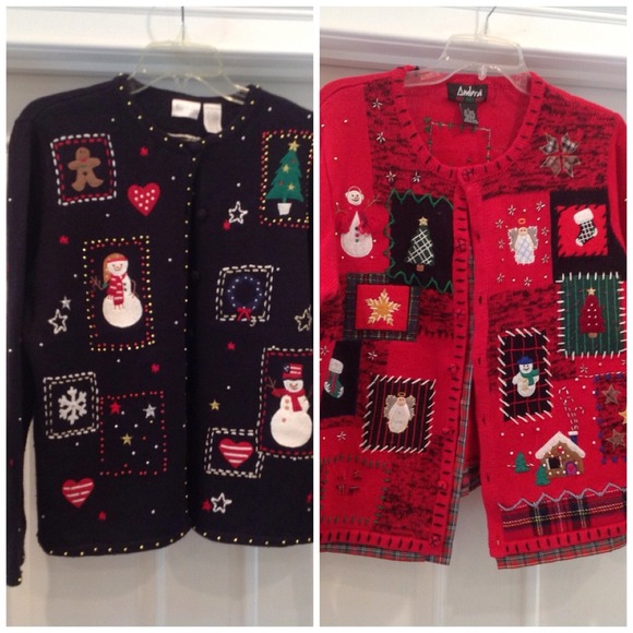 BUNDLE FOR mary39. Black cardigan Christmas