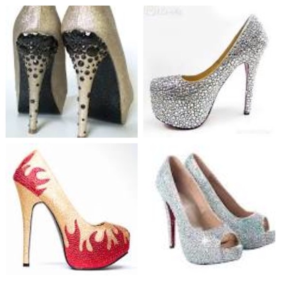 🎉2XHost Pick 10/27,11/24🎉Custom Rhinestone Shoes - Picture 2 of 4