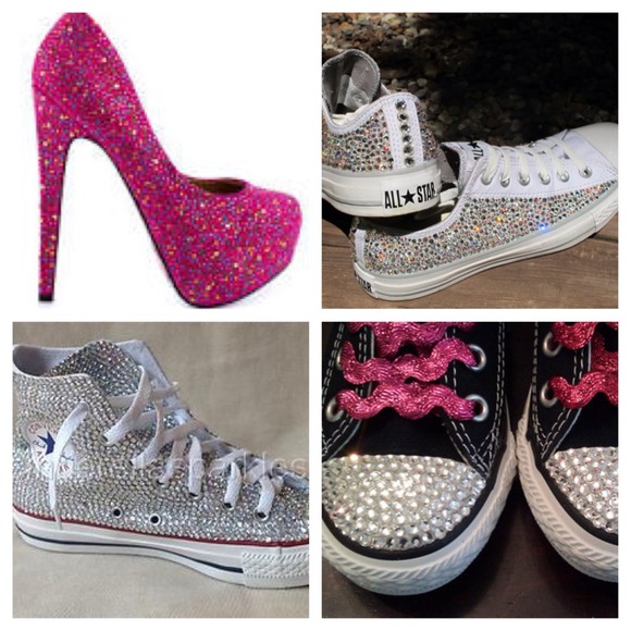 🎉2XHost Pick 10/27,11/24🎉Custom Rhinestone Shoes - Picture 3 of 4