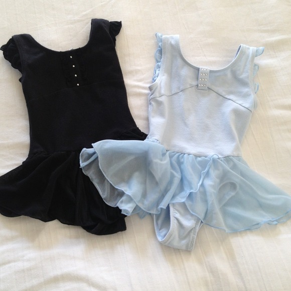 💥SOLD💥Freestyle extra small black&blue leotards
