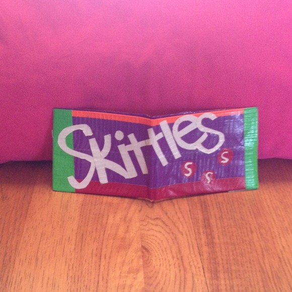 Skittles duct tape bifold