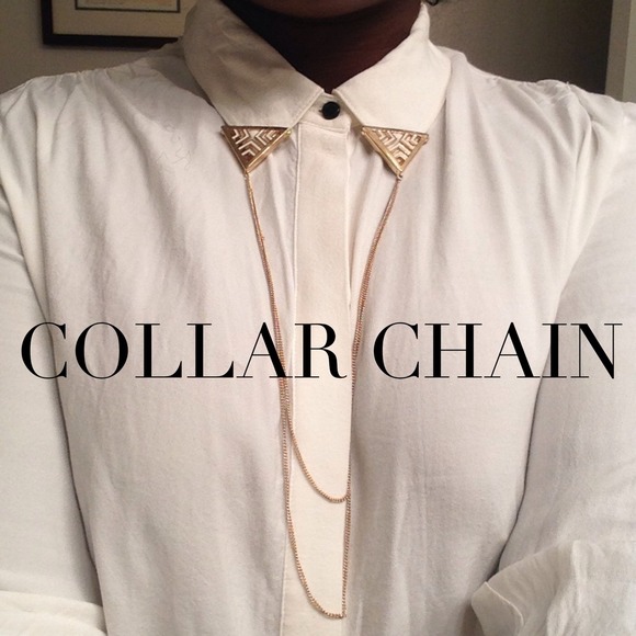 X SOLD X Gold-tone Collar Chain