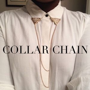 X SOLD X Gold-tone Collar Chain