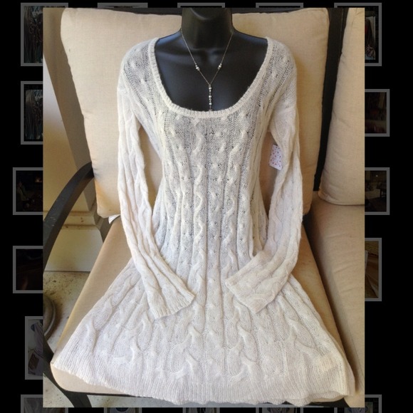 Free People Dresses & Skirts - NWT FREE PEOPLE Light Sweater Dress Size Small