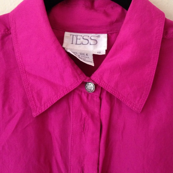 Magenta button down - Picture 2 of 2