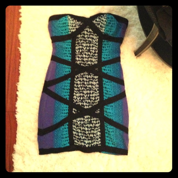Adren B strapless dress