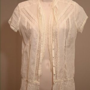 Forever 21 sheer lace top.