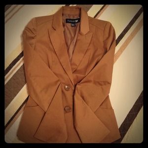 Camel colored blazer