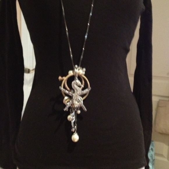 Seahorse starfish necklace