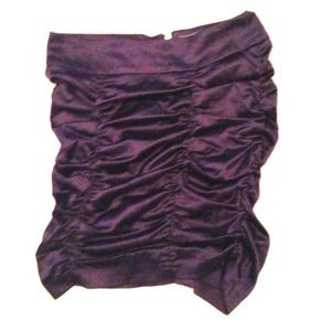 Dark purple skirt
