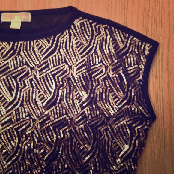 MICHAEL by Michael Kors Gold Sequins
