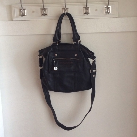 Black Marc by Marc Jacobs leather messenger bag