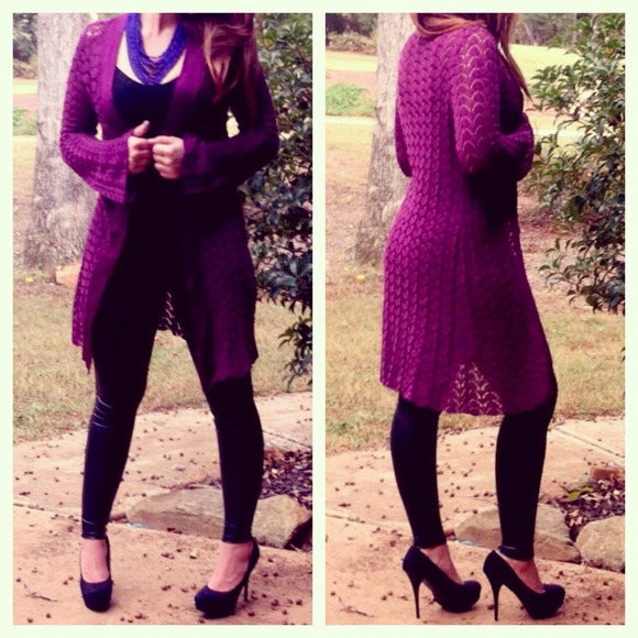 SOLD IN BUNDLE. Prettiest Purple Long "Dustigan"