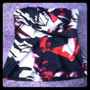 Bebe multi color top