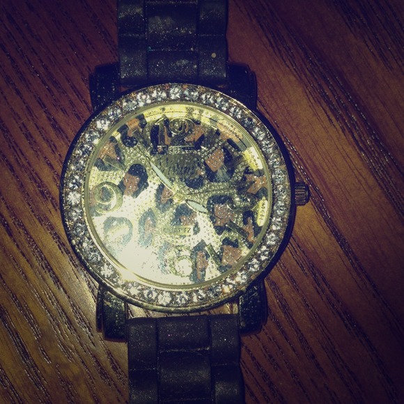 cheetah print watch