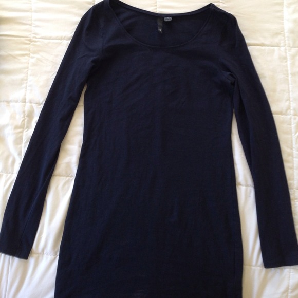 Navy Blue H&M long sleeve dress