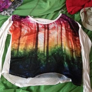 Rainbow dress shirt
