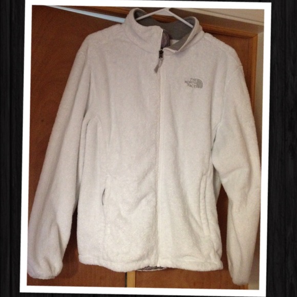 The North Face White Fluffy Size XXL Jacket