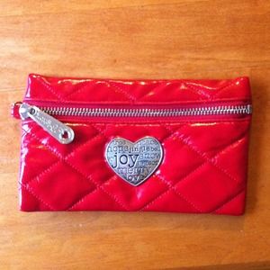 Brighton Red Leather Xmas Wallet