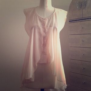 Cream Colored Girly Top