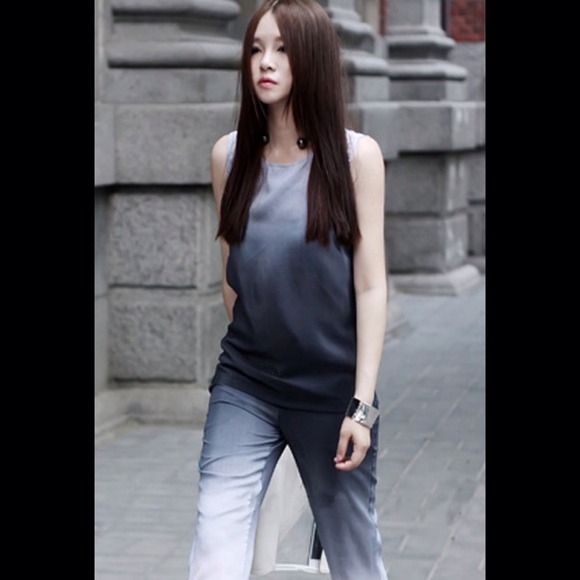 🎉Host Pick🎉Romwe Ombre Suit (tank & ankle pants)
