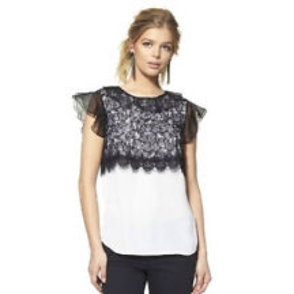 🎉Host Pick🎉Prabal GurungxTarget Lace Overlay Top