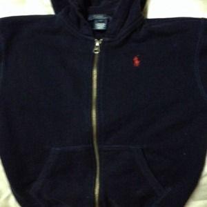 SOLD. NAVY POLO HOODIE @laura8026