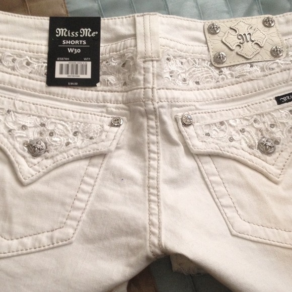 Miss Me Other - Miss Me Fringe Shorts