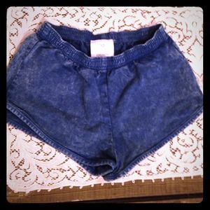 AMERICAN APPAREL ACID WASH SHORTS