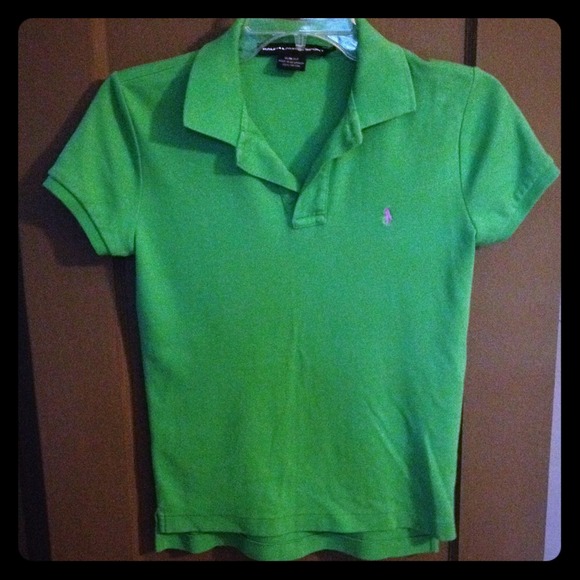 Ralph Lauren Sport Green Polo Slim Fit M