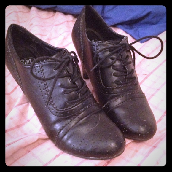 Black Oxford Ankle Boots 💥SALE!💥