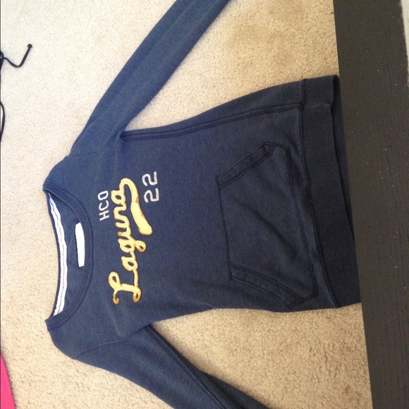 Blue hollister sweater