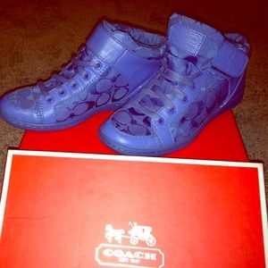 Brand new COACH high top sneakers!