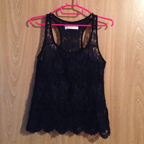 Redeced from $7. AF Navy Lace Tank