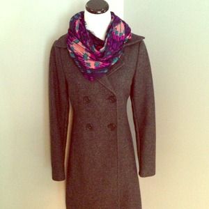 Dark grey trench coat!!