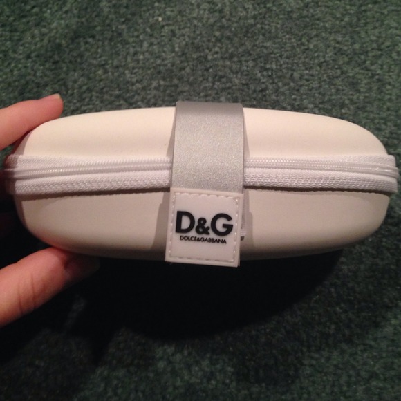 White Dolce & Gabbana Sunglass Case