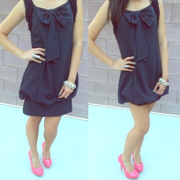 Little Black Bow Dress